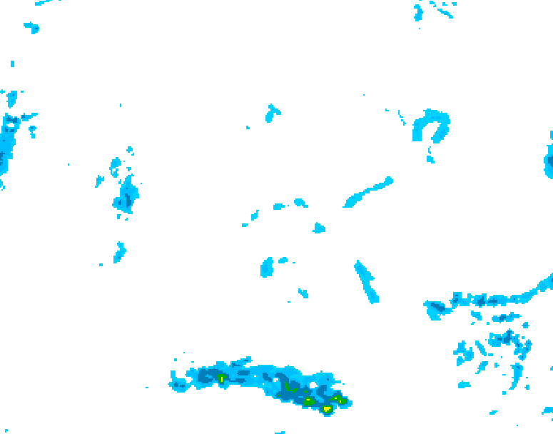 GDPS precipitation 228 hour forecast chart for Canada based on 2026/04/21 0000Z data