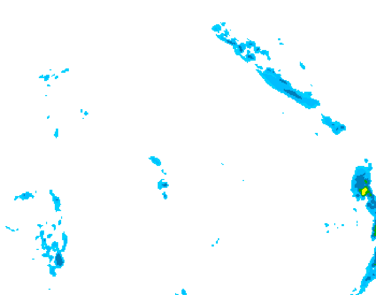 GDPS precipitation 006 hour forecast chart for Canada based on 2026/04/21 1200Z data