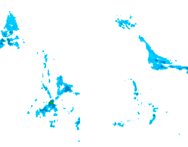 GDPS precipitation 036 hour forecast chart for Canada based on 2026/04/21 1200Z data