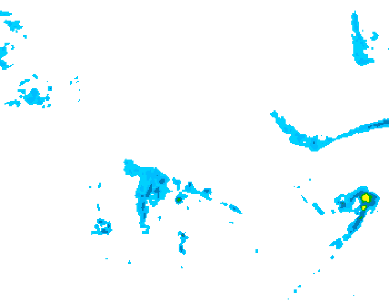 GDPS precipitation 054 hour forecast chart for Canada based on 2026/04/21 1200Z data