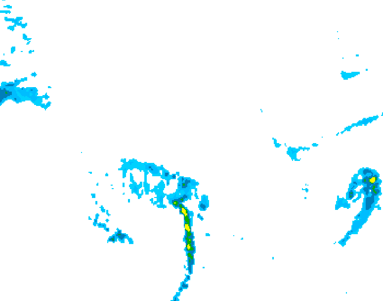 GDPS precipitation 060 hour forecast chart for Canada based on 2026/04/21 1200Z data