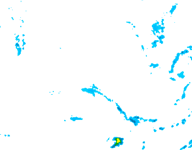 GDPS precipitation 096 hour forecast chart for Canada based on 2026/04/21 1200Z data