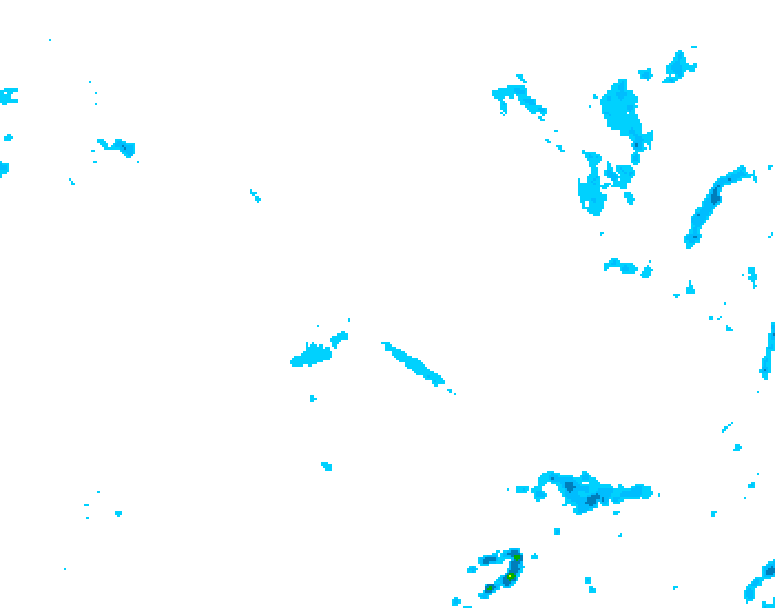 GDPS precipitation 102 hour forecast chart for Canada based on 2026/04/21 1200Z data