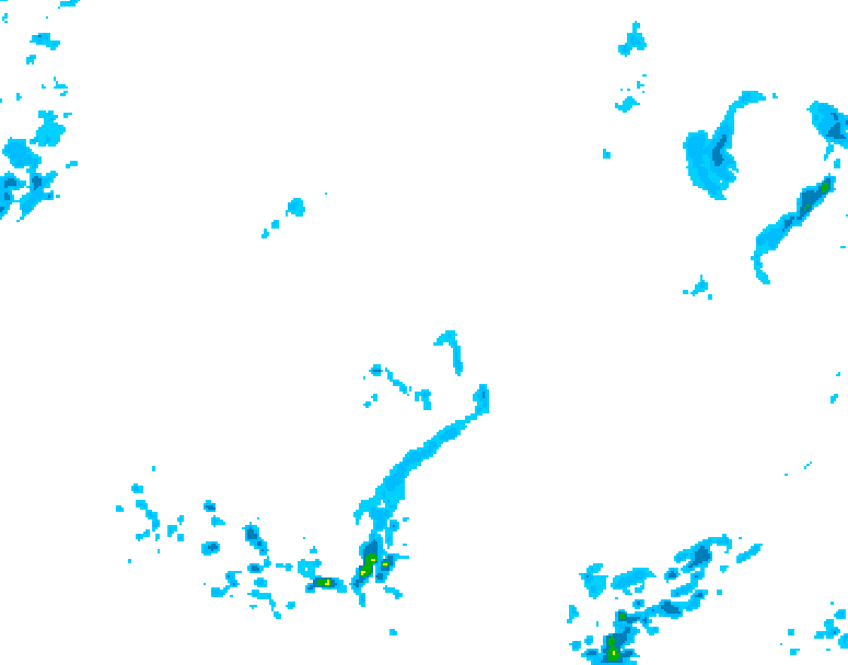 GDPS precipitation 132 hour forecast chart for Canada based on 2026/04/21 1200Z data