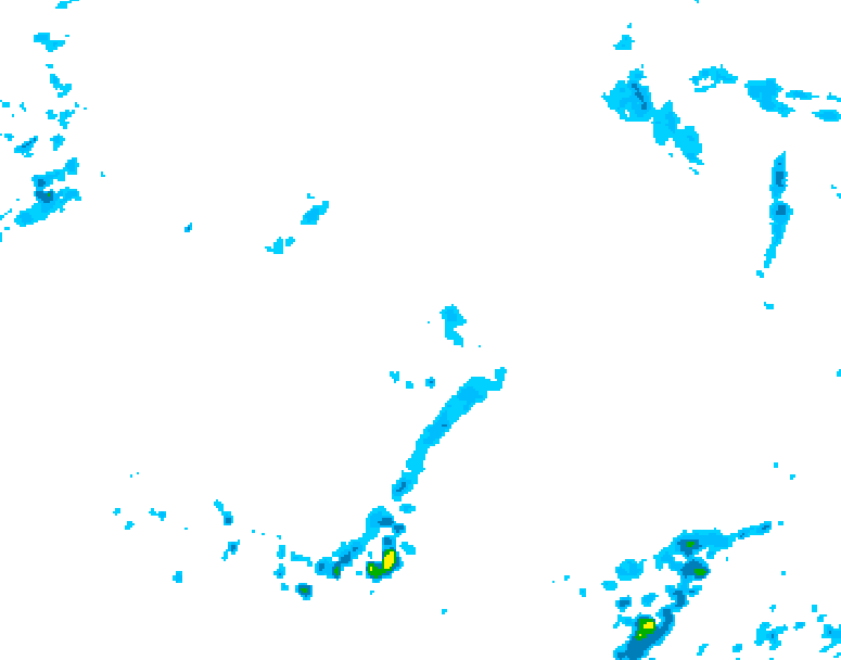 GDPS precipitation 138 hour forecast chart for Canada based on 2026/04/21 1200Z data
