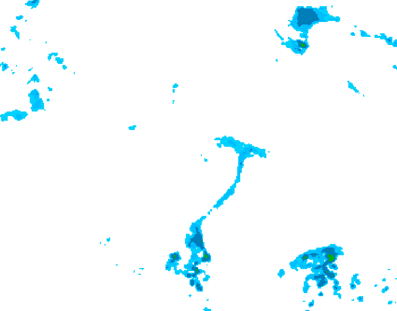GDPS precipitation 150 hour forecast chart for Canada based on 2026/04/21 1200Z data