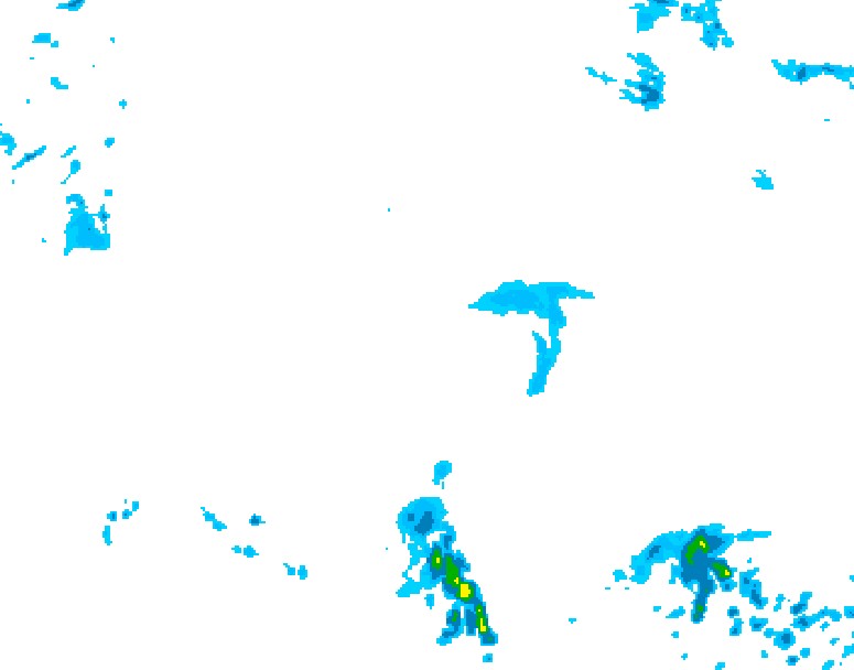 GDPS precipitation 156 hour forecast chart for Canada based on 2026/04/21 1200Z data