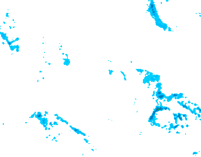 GDPS precipitation 222 hour forecast chart for Canada based on 2026/04/21 1200Z data