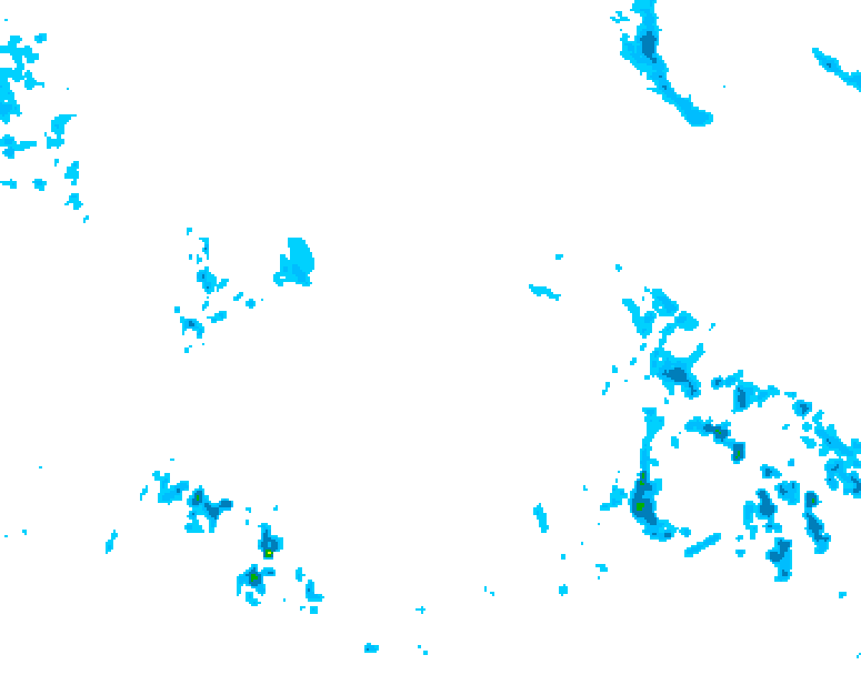 GDPS precipitation 228 hour forecast chart for Canada based on 2026/04/21 1200Z data