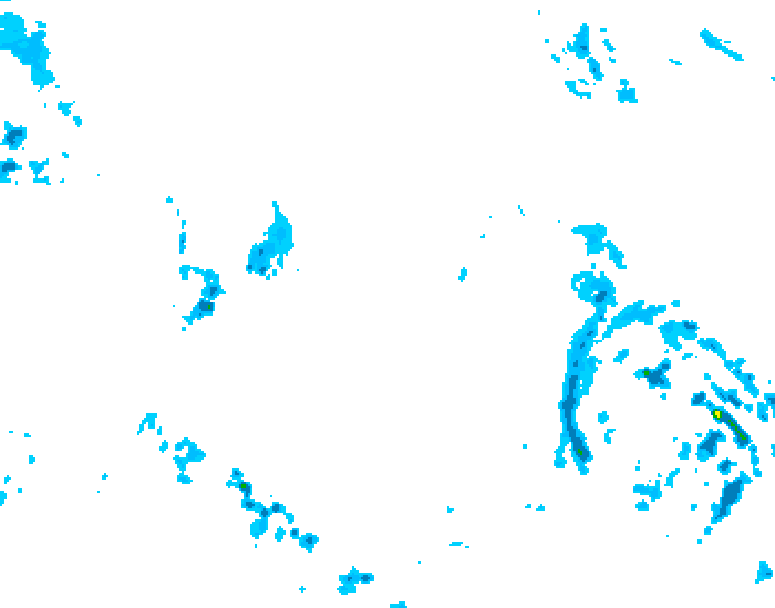 GDPS precipitation 234 hour forecast chart for Canada based on 2026/04/21 1200Z data