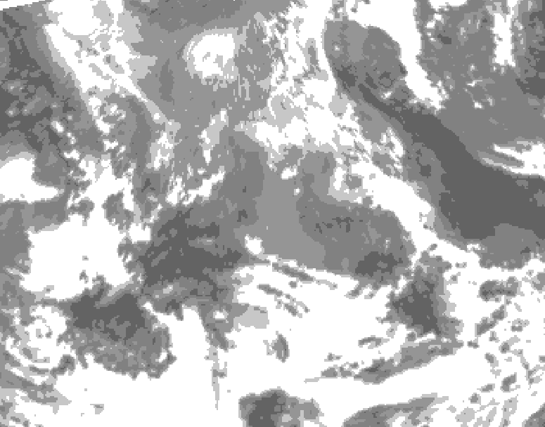 GDPS total cloud 042 hour forecast chart for Canada based on 2026/04/21 0000Z data