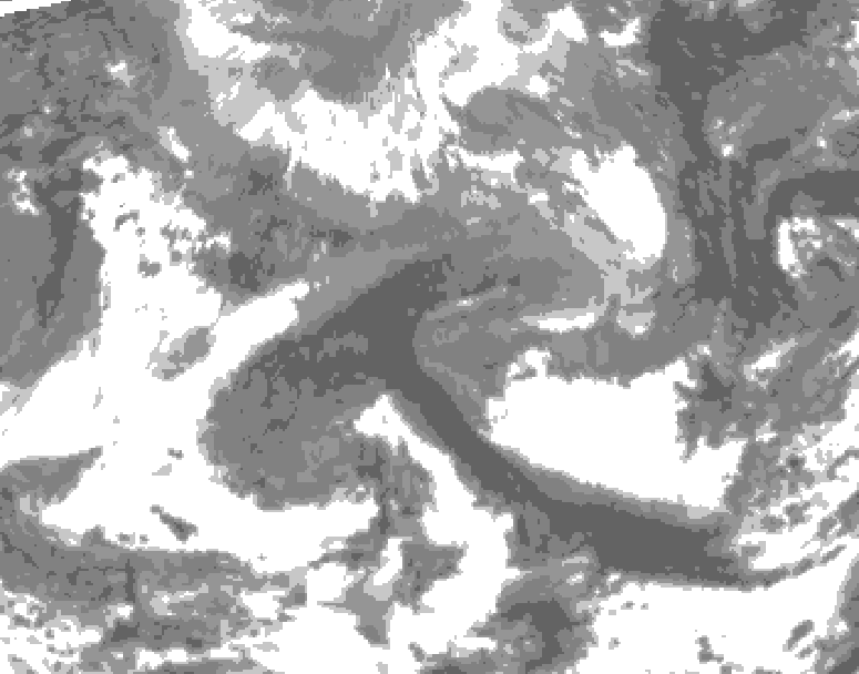 GDPS total cloud 114 hour forecast chart for Canada based on 2026/04/21 0000Z data