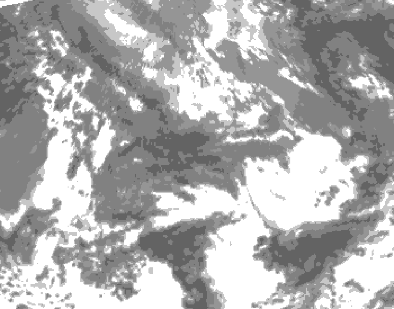 GDPS total cloud 138 hour forecast chart for Canada based on 2026/04/21 0000Z data