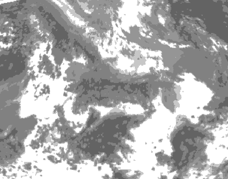 GDPS total cloud 150 hour forecast chart for Canada based on 2026/04/21 0000Z data
