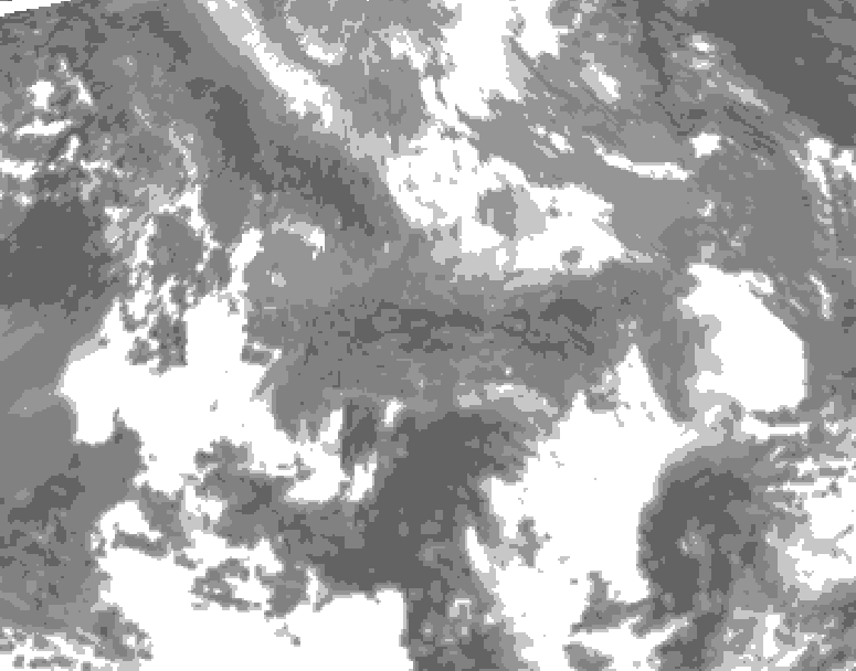 GDPS total cloud 156 hour forecast chart for Canada based on 2026/04/21 0000Z data