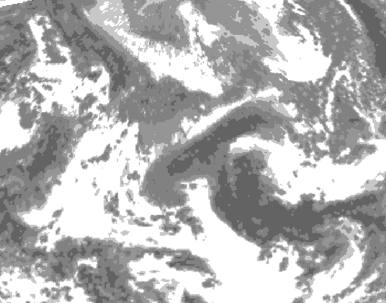 GDPS total cloud 204 hour forecast chart for Canada based on 2026/04/21 0000Z data