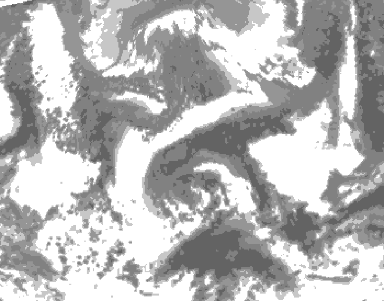 GDPS total cloud 240 hour forecast chart for Canada based on 2026/04/21 0000Z data