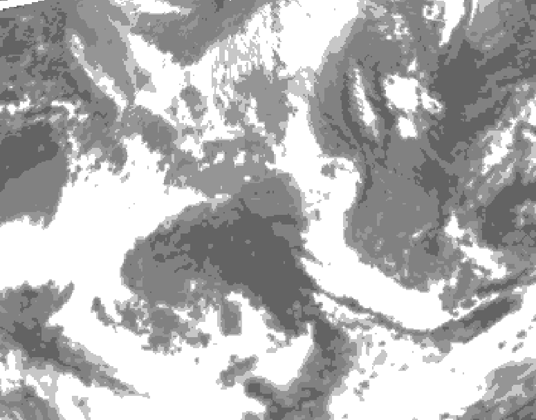 GDPS total cloud 078 hour forecast chart for Canada based on 2026/04/21 1200Z data