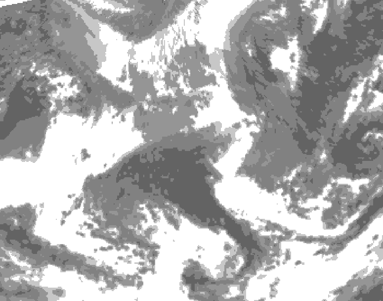 GDPS total cloud 084 hour forecast chart for Canada based on 2026/04/21 1200Z data