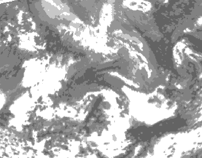 GDPS total cloud 114 hour forecast chart for Canada based on 2026/04/21 1200Z data
