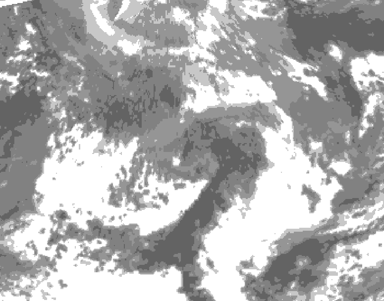 GDPS total cloud 144 hour forecast chart for Canada based on 2026/04/21 1200Z data