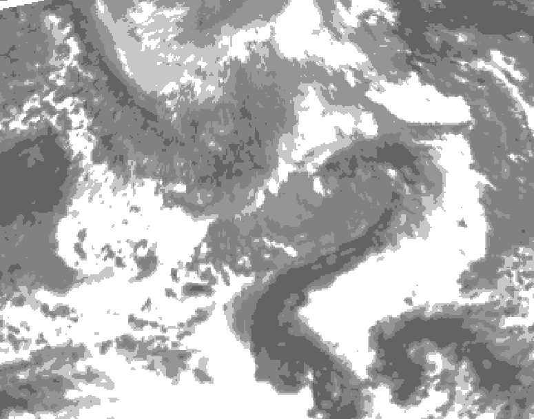 GDPS total cloud 168 hour forecast chart for Canada based on 2026/04/21 1200Z data