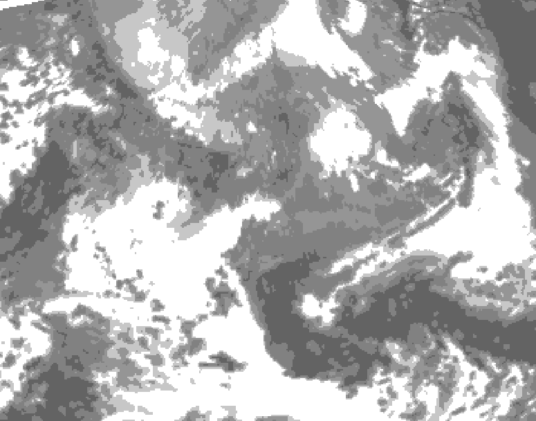 GDPS total cloud 186 hour forecast chart for Canada based on 2026/04/21 1200Z data