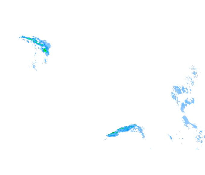 Weather radar data valid at 2026/04/21 16:54 UTC
