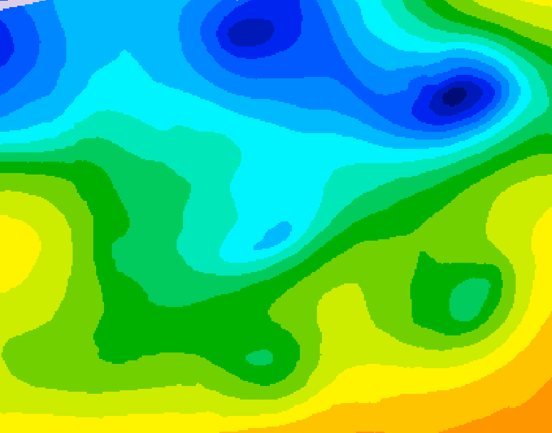 GDPS 500 millibar geopotential height 144 hour forecast chart for Canada based on 2026/04/22 0000Z data