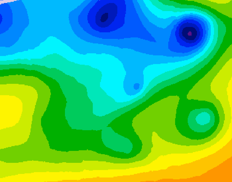 GDPS 500 millibar geopotential height 156 hour forecast chart for Canada based on 2026/04/22 0000Z data