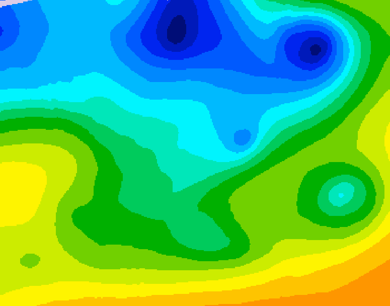 GDPS 500 millibar geopotential height 162 hour forecast chart for Canada based on 2026/04/22 0000Z data