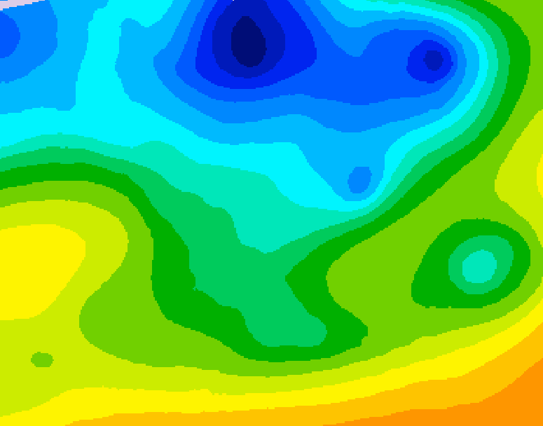 GDPS 500 millibar geopotential height 168 hour forecast chart for Canada based on 2026/04/22 0000Z data