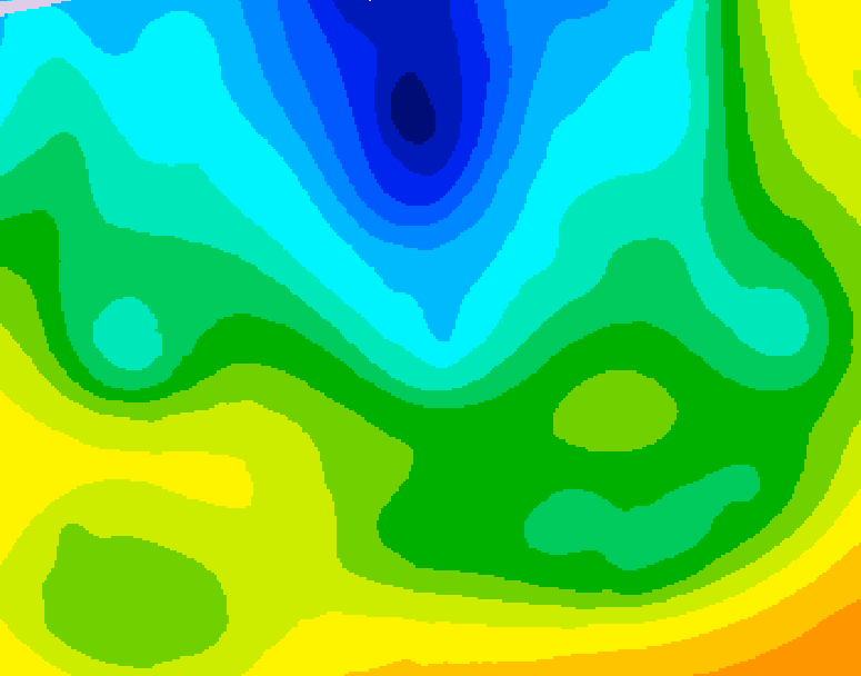 GDPS 500 millibar geopotential height 216 hour forecast chart for Canada based on 2026/04/22 0000Z data