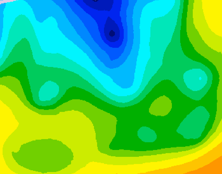 GDPS 500 millibar geopotential height 228 hour forecast chart for Canada based on 2026/04/22 0000Z data