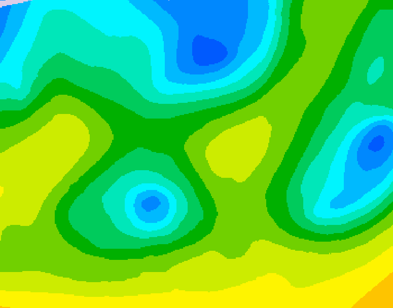 GDPS 500 millibar geopotential height 066 hour forecast chart for Canada based on 2026/04/22 1200Z data