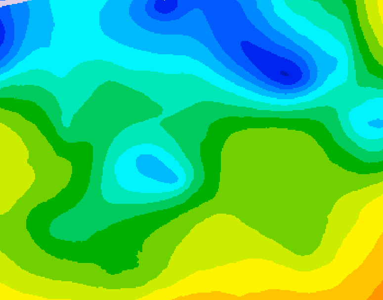 GDPS 500 millibar geopotential height 108 hour forecast chart for Canada based on 2026/04/22 1200Z data