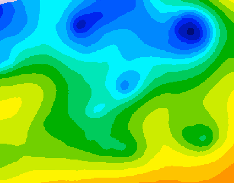 GDPS 500 millibar geopotential height 144 hour forecast chart for Canada based on 2026/04/22 1200Z data