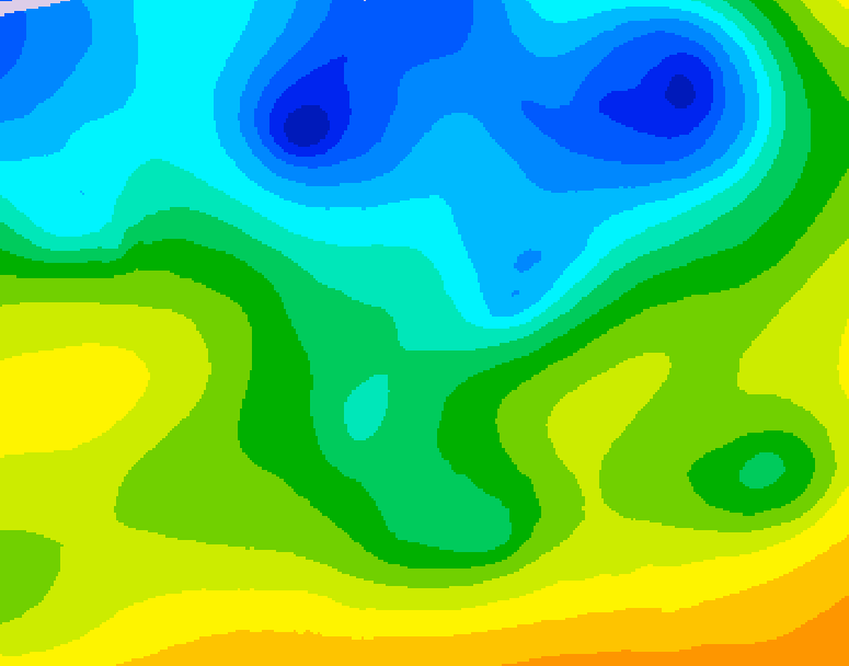 GDPS 500 millibar geopotential height 156 hour forecast chart for Canada based on 2026/04/22 1200Z data