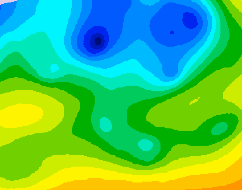 GDPS 500 millibar geopotential height 168 hour forecast chart for Canada based on 2026/04/22 1200Z data