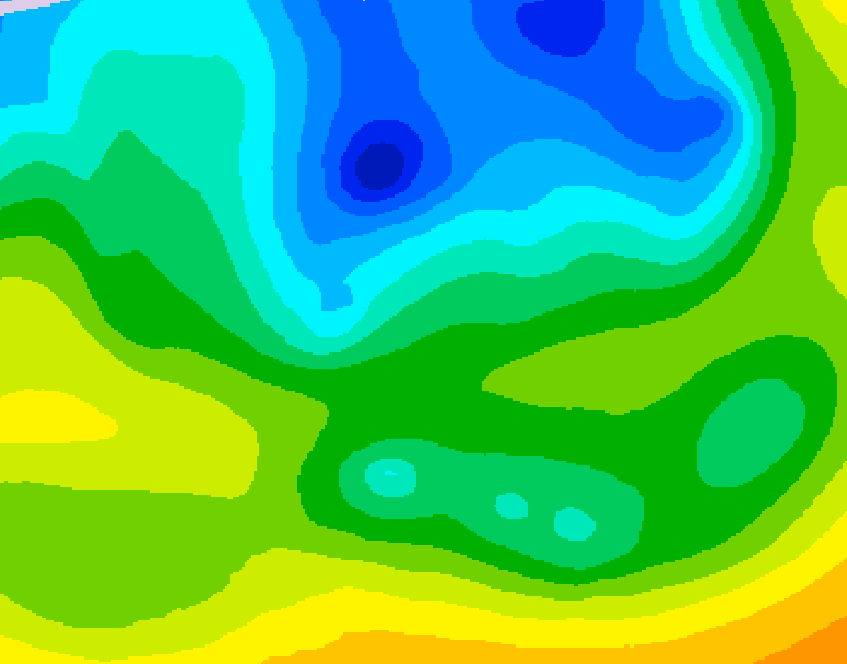 GDPS 500 millibar geopotential height 192 hour forecast chart for Canada based on 2026/04/22 1200Z data