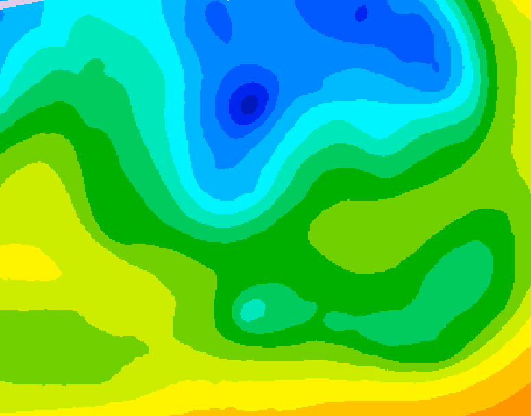 GDPS 500 millibar geopotential height 204 hour forecast chart for Canada based on 2026/04/22 1200Z data