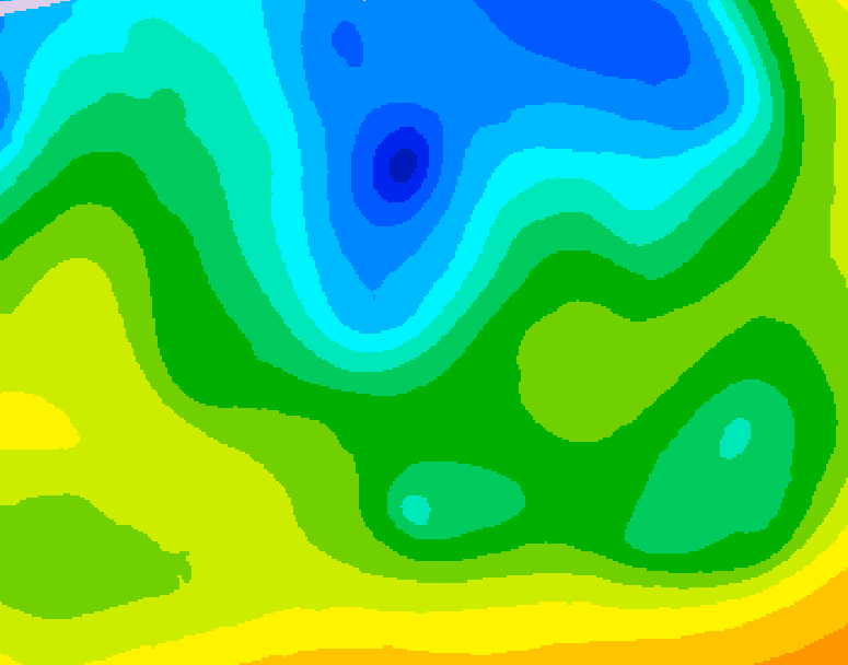 GDPS 500 millibar geopotential height 210 hour forecast chart for Canada based on 2026/04/22 1200Z data