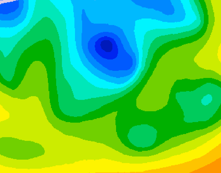 GDPS 500 millibar geopotential height 240 hour forecast chart for Canada based on 2026/04/22 1200Z data