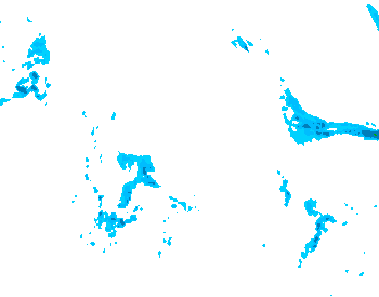 GDPS precipitation 030 hour forecast chart for Canada based on 2026/04/22 0000Z data