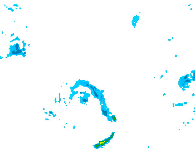 GDPS precipitation 060 hour forecast chart for Canada based on 2026/04/22 0000Z data