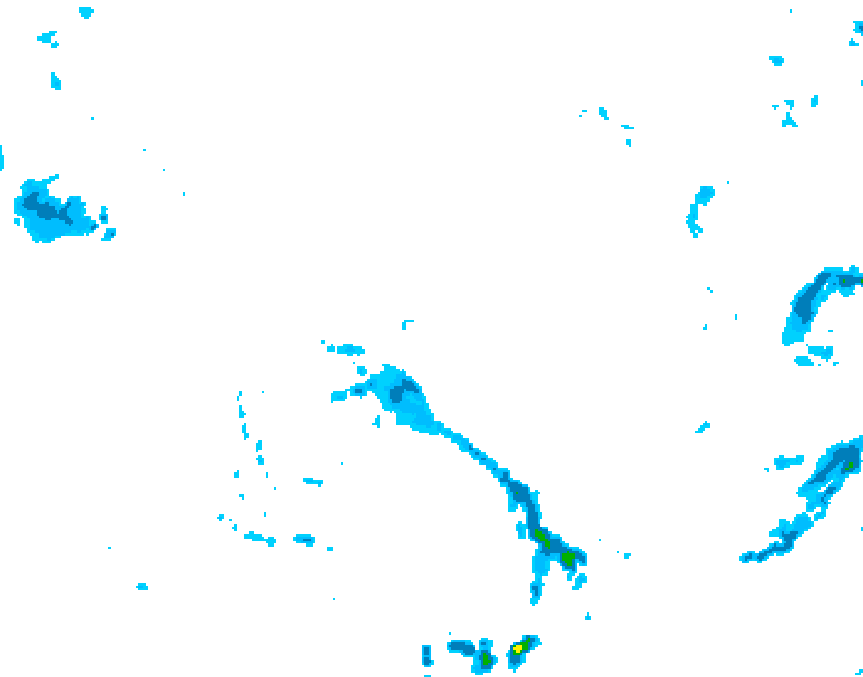 GDPS precipitation 072 hour forecast chart for Canada based on 2026/04/22 0000Z data