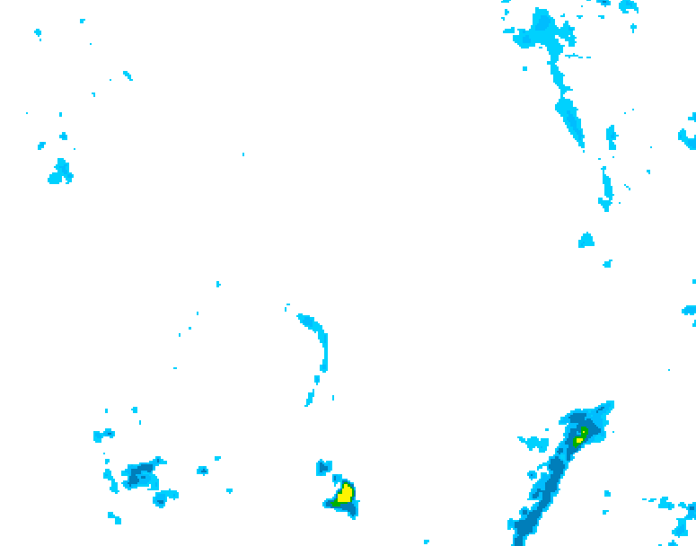 GDPS precipitation 102 hour forecast chart for Canada based on 2026/04/22 0000Z data