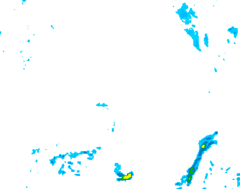 GDPS precipitation 108 hour forecast chart for Canada based on 2026/04/22 0000Z data