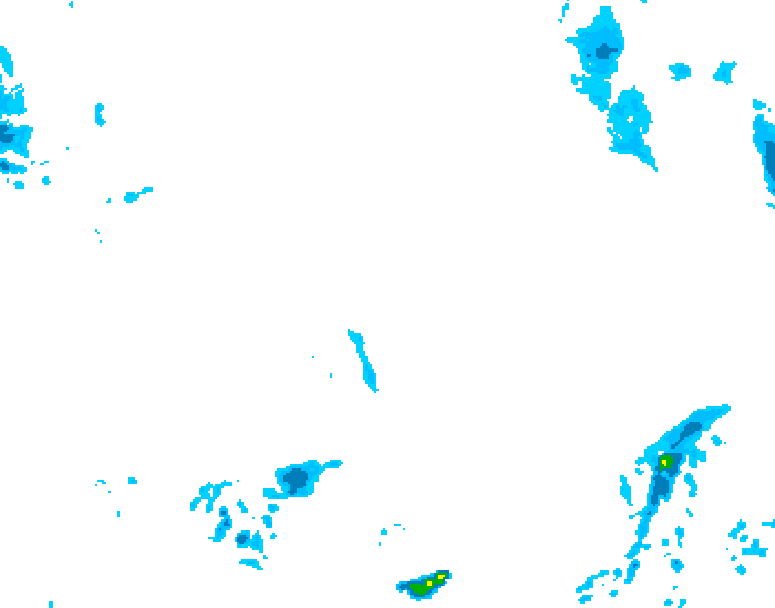 GDPS precipitation 114 hour forecast chart for Canada based on 2026/04/22 0000Z data