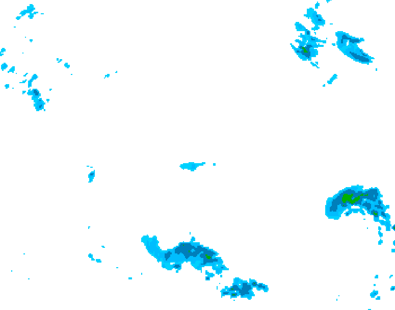 GDPS precipitation 138 hour forecast chart for Canada based on 2026/04/22 0000Z data